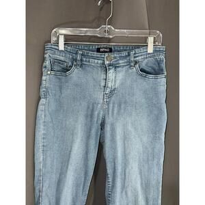 Buffalo David Bitton Jeans Light Wash Denim Mid Rise Straight Fit Casual Style